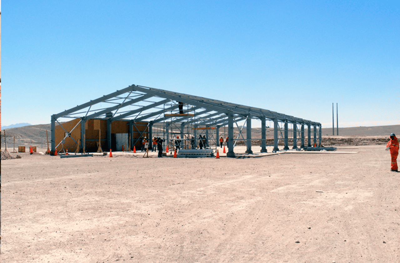 Construcción Plataforma Testigotecas Minera Esperanza 
 