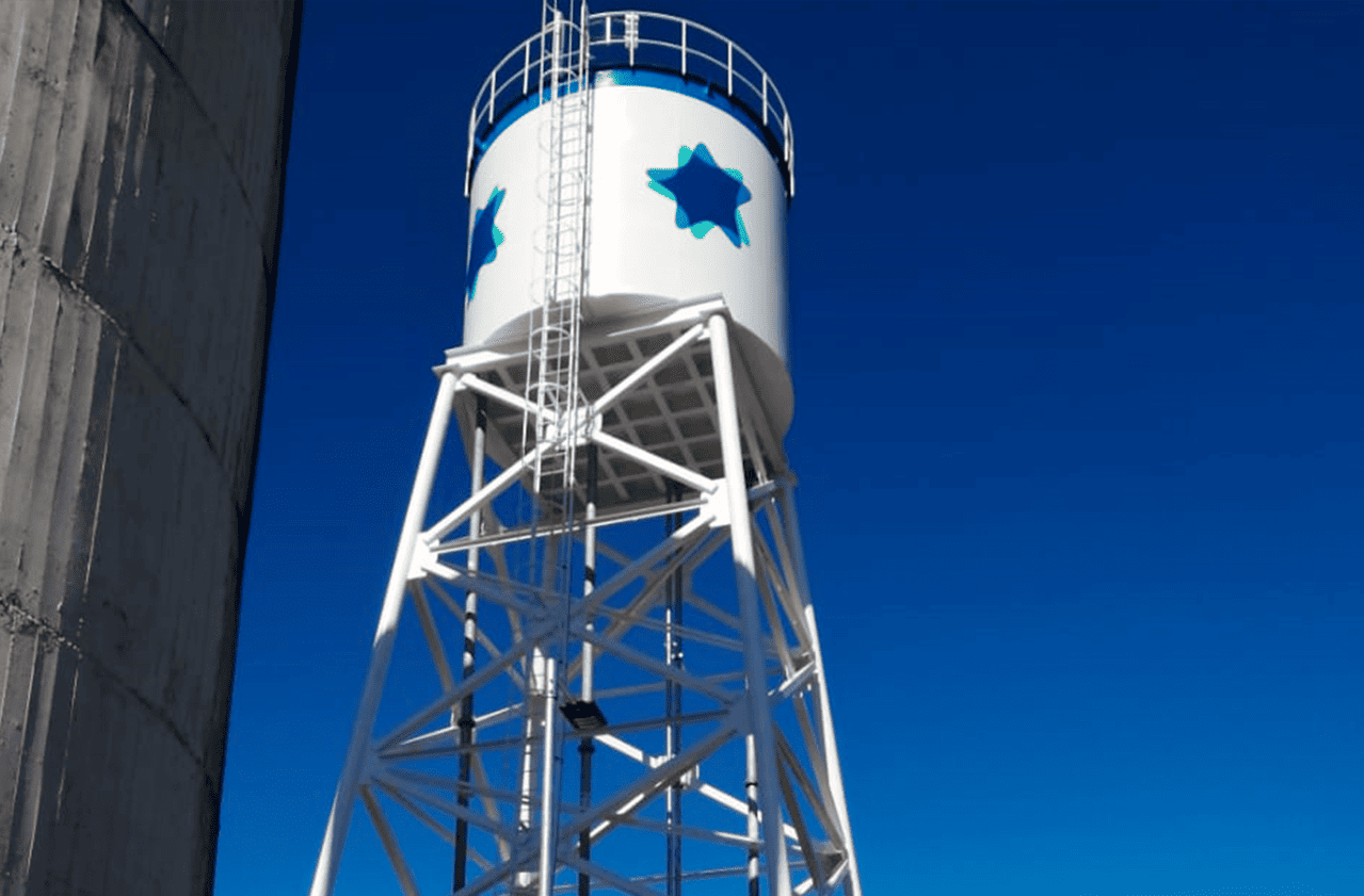 Construcción Estanque Metálico Elevado Puente Negro 
 