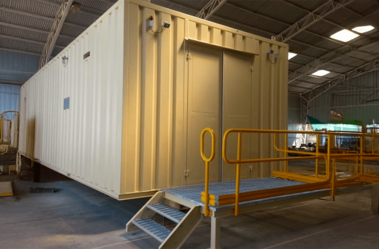 Construcción Casa de Cambio, Comedores y Sala Presurizada 
 